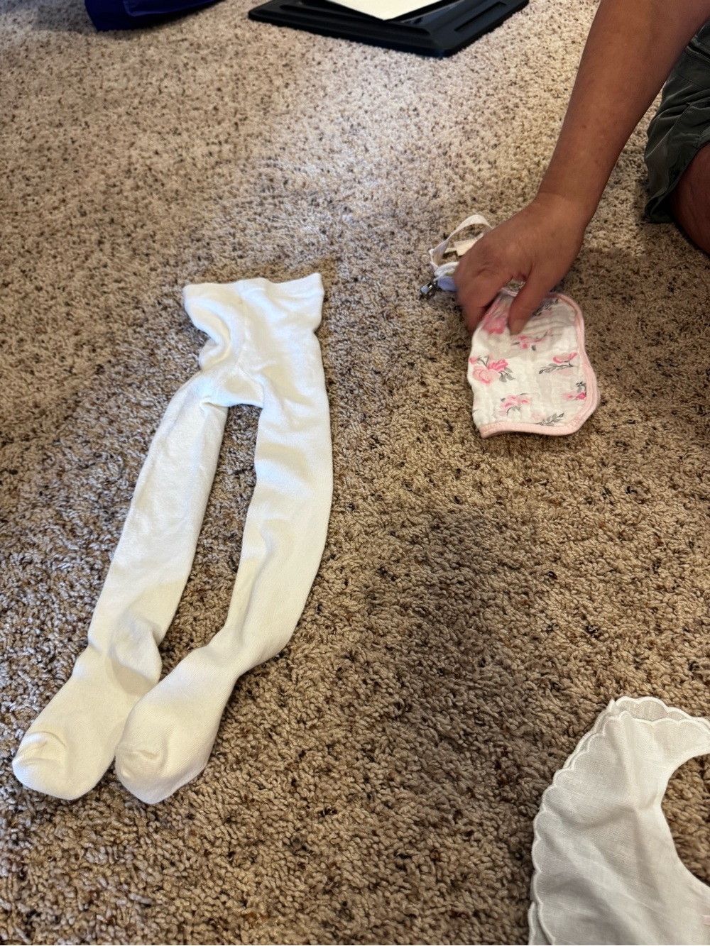 Kids White Tights